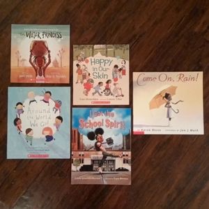 Multi-Cultural & Diversity Focused Children's Paperback Picture Books Lot of 5